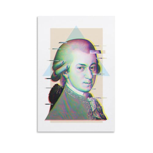 QZFNCOYU Mozart-Porträtposter, klassisches Musikposter, Musikkomponisten-Poster, Musikkunst-Poster, Leinwand-Poster, Schlafzimmer-Dekoration, Landschaft, Büro, Raumdekoration, Geschenk, 30 x 45 cm QZFNCOYU Mozart-Porträtposter, klassisches Musikposter, Musikkomponisten-Poster, Musikkunst-Poster, Leinwand-Poster, Schlafzimmer-Dekoration, Landschaft, Büro, Raumdekoration, Geschenk, 30 x 45 cm von QZFNCOYU