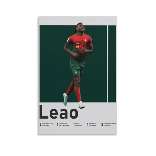 QZFNCOYU Rafael Leao Portugal Fußball-Kunstposter auf Leinwand, Poster, Schlafzimmer, Dekoration, Landschaft, Büro, Raumdekoration, Geschenk, 20 x 30 cm QZFNCOYU Rafael Leao Portugal Fußball-Kunstposter auf Leinwand, Poster, Schlafzimmer, Dekoration, Landschaft, Büro, Raumdekoration, Geschenk, 20 x 30 cm von QZFNCOYU