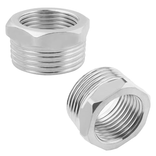 QZKJQDD 1,9 cm BSP-Außengewinde auf 1,27 cm BSP-Innenrohr von QZKJQDD