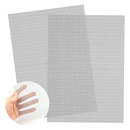 QZKJQDD 2 Stück 304 Edelstahl-Drahtgeflecht 20 Mesh, Lüftungsgitter Metall Nagerbekämpfung Insektengitter Schädlingsschutzgitter, hartes und hitzebeständiges Siebnetz, leicht zu schneiden(210 x 150mm) QZKJQDD 2 Stück 304 Edelstahl-Drahtgeflecht 20 Mesh, Lüftungsgitter Metall Nagerbekämpfung Insektengitter Schädlingsschutzgitter, hartes und hitzebeständiges Siebnetz, leicht zu schneiden(210 x 150mm) von QZKJQDD