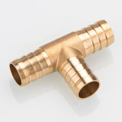 QZKJQDD 3 Wege Messing Schlauchverbinder (12mm) von QZKJQDD