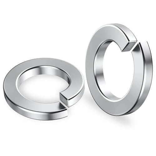 QZKJQDD 30 Stück Federringe Edelstahl M6 Set, Federscheiben, Spiralförmige, Unterlegscheiben, Federringe Edelstahl, Unterlegscheiben Sperringe, Spiralförmige Federscheiben für Anziehen von Schrauben von QZKJQDD