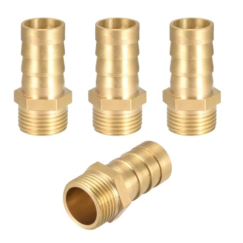 QZKJQDD 4 Stück Schlauchtülle Messing, Schlauchtülle 1/4 Zoll, Schlauchtülle Schlauchanschluss, Schlauchverbinder Stecker Adapter, Schlauchadapter 10mm Widerhaken x 1/4 "G Buchse Rohr QZKJQDD 4 Stück Schlauchtülle Messing, Schlauchtülle 1/4 Zoll, Schlauchtülle Schlauchanschluss, Schlauchverbinder Stecker Adapter, Schlauchadapter 10mm Widerhaken x 1/4 "G Buchse Rohr von QZKJQDD