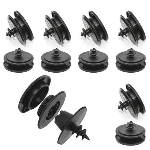 QZKJQDD 10 Stück Auto Fußmatten Clip, Befestigungsclips für Autoteppiche, Fußmatten Halter, 3-in-1 Universal Befestigungsclips für Autoteppiche, Auto Fussmatten Fixclips, Befestigung am Autoteppich von QZKJQDD