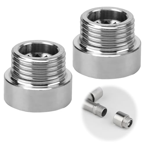 QZKJQDD 2 Stück Hahnverlängerung 1/2 Zoll x 10 mm, Eckventil Verlängerung, Edelstahl Verlängerung 1/2 Zoll, Edelstahl Verlängerung Fitting,Wasserhahn Verlängerung für Wasserhähne Eckventile Duschköpfe QZKJQDD 2 Stück Hahnverlängerung 1/2 Zoll x 10 mm, Eckventil Verlängerung, Edelstahl Verlängerung 1/2 Zoll, Edelstahl Verlängerung Fitting,Wasserhahn Verlängerung für Wasserhähne Eckventile Duschköpfe von QZKJQDD