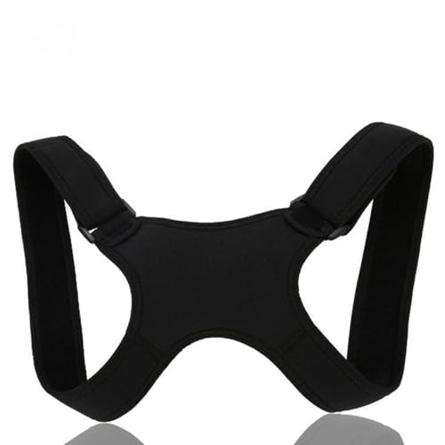 QZKJQDD Haltungskorrektur Rücken, Rücken Geradehalter, Gerader Rücken Geradehalter, Back Posture Haltung Korrektur Gurt für Herren und Damen - Verstellbare und Atmungsaktive Haltungstrainer (Schwarz) von QZKJQDD