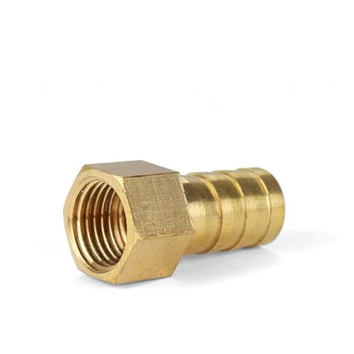 QZKJQDD Messing Rohr Adapter (19 mm x G1/2 Innengewinde) von QZKJQDD