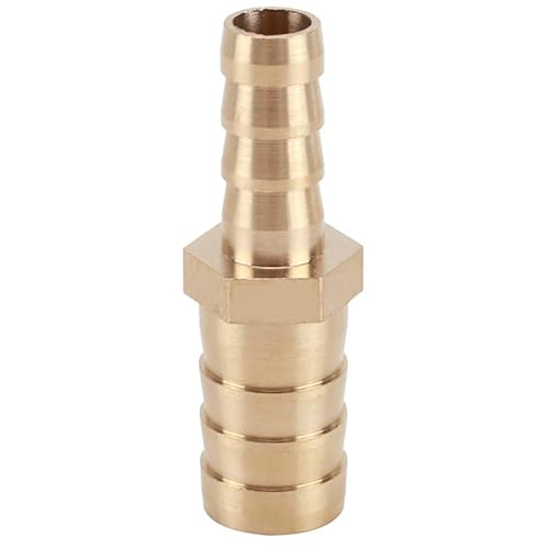 QZKJQDD Messing Rohr Adapter (8mm x 6mm-Außengewinde) von QZKJQDD