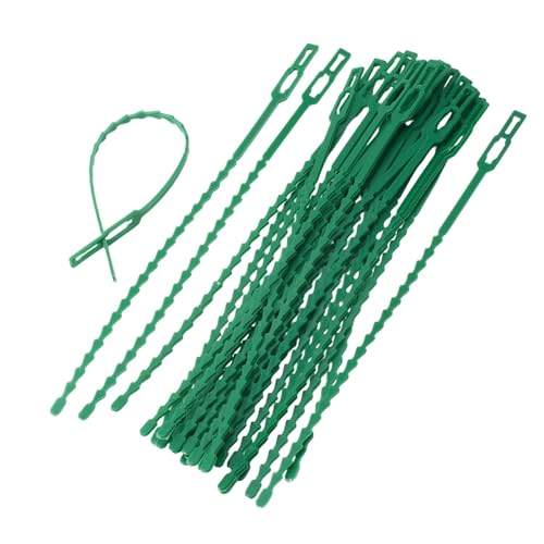 QZKJQDD 50 Stück Pflanzenbinder Verstellbare, Kabelbinder Garten Flexible, Pflanzen Anbinder Gartenbinder, Pflanzen Befestigung für Tomaten, Gurken Gartenpflanzen Wachstum Pflege QZKJQDD 50 Stück Pflanzenbinder Verstellbare, Kabelbinder Garten Flexible, Pflanzen Anbinder Gartenbinder, Pflanzen Befestigung für Tomaten, Gurken Gartenpflanzen Wachstum Pflege von QZKJQDD