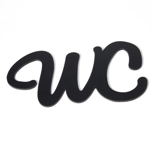 QZKJQDD WC Schild, WC Türschild Selbstklebend, WC Schild Selbstklebend 23 * 12.5 cm, WC Türschild, Toilettenschild mit Klebepad für Ihre Tür & Wand (Schwarz-1 Stück) von QZKJQDD