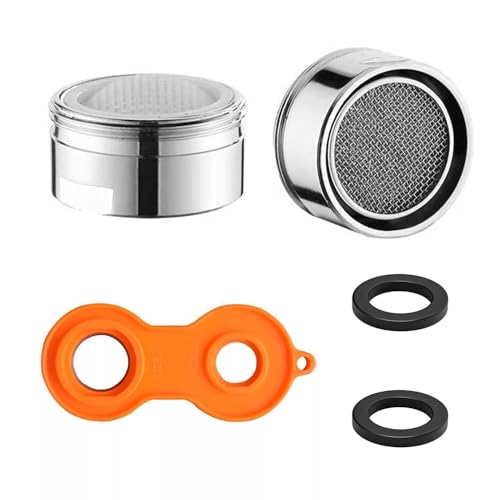 QZKJQDD Wasserhahn Aufsatz, Perlatoren für Wasserhähne, Perlator, Wasserhahn Sieb, Perlatoren für Wasserhähne, Wasserhahn Filter, Filter mit Dichtung für Küche und Badezimmer QZKJQDD Wasserhahn Aufsatz, Perlatoren für Wasserhähne, Perlator, Wasserhahn Sieb, Perlatoren für Wasserhähne, Wasserhahn Filter, Filter mit Dichtung für Küche und Badezimmer von QZKJQDD