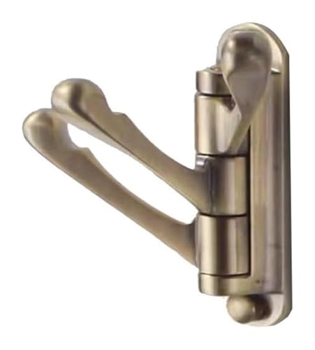 QZLNONTK Kleiderhaken, Haken, Drehbare, robuste Schraube in kleinem, wasserdichtem Metall for Aufhängen in der Küche(Bronze) von QZLNONTK