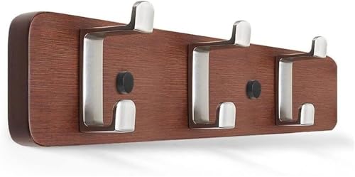 QZLNONTK Kleiderhaken, Haken, Kleiderhakenleiste Schraubenschlüsselring Wandmontierte Schlafzimmeraufbewahrung 3-Haken-Organizer QZLNONTK Kleiderhaken, Haken, Kleiderhakenleiste Schraubenschlüsselring Wandmontierte Schlafzimmeraufbewahrung 3-Haken-Organizer von QZLNONTK