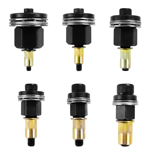 6 Stücke Nietmutternzange set, Nietenzange Nietmuttern, Nieten Set für M3, M4, M5, M6, M8, M10 Nietmutter Werkzeug, für Nietmutter Werkzeug Manuelle Nietmaschine von QZQUFJ
