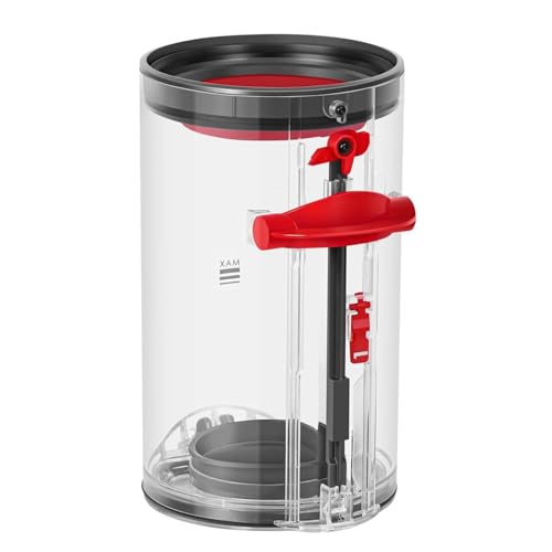 Transparenter Staubsammeltopf für V10 SV12 SV13 SV27 Staubbehälter - Hochwertiges Zubehör für Dyson Staubsauger Ersatzteile Aufsatz von QZQUFJ