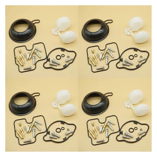Für CB600F CB600F2 Für Hornet CB 600F CB 600F2 Für Hornet 1998-2006 Schwimmermembran Membran Vergaser Carb Reparatursatz vergaser dichtungen reparatursatz(Set 2) von QZQXEMEDQ