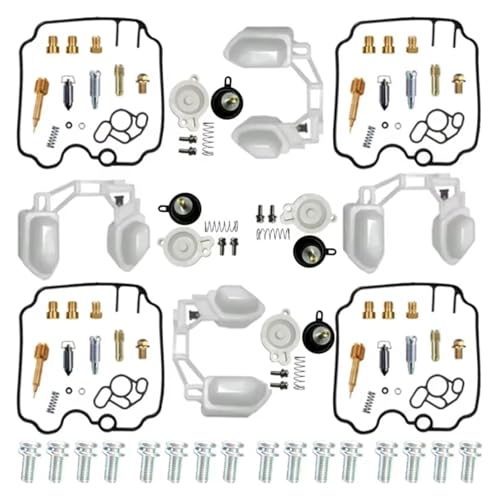 Für Fzr1000 Fzr 1000 Für Exup 1989-1995 Motorrad Zylinder Vergaser Reparatur Kraftstoff Komponenten Float Plunger Membran Kit vergaser dichtungen reparatursatz(B) von QZQXEMEDQ