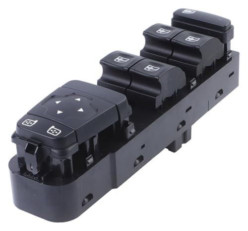 Kompatibel mit Megane IV SPORT TOURER 2016 Auto Fenster Spiegel Master Switch Panel Taste 254015253R Fenster Control Schalter Sitz von QZQXEMEDQ