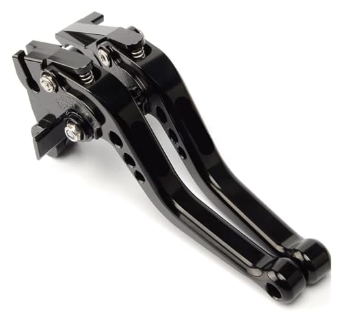 QZQXEMEDQ Bremsen Kupplung Stange Für Triumph Tiger 1050/ Sport/ 800 XC/XCX/XR/XRT/XRX Modifizierte CNC-Legierung 6-stufiges Einstellbares Kurzbremskupplungshebel-Zubehör(Black) von QZQXEMEDQ