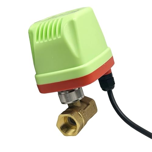 1/2" 3/4" 1" 2" IP65 Wasserdichter motorisierter Kugelhahn 3-Draht 2 Steuerung Elektrischer Messing-Kugelhahn Metallmotor mit großem Drehmoment(1-1/2",12VDC) von QZROPXOH