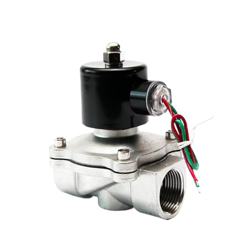 1 Zoll elektrisches Edelstahl-Wasser-Gas-Magnetventil 24 V 2w250-25(BSP_24VVDC) von QZROPXOH