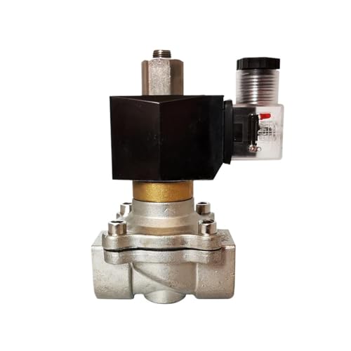 1 Zoll normalerweise geöffnetes Magnetventil Wasser 12 V 24 Edelstahl 2-Wege direktwirkend for Gas Öl(BSP_24VVDC) von QZROPXOH