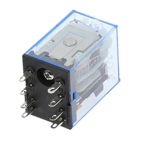 1 stücke MY2P HH52P MY2NJ Spule Allgemeine DPDT Micro Mini Elektromagnetische Relais Schalter mit LED AC 110V 220V 380V DC 12V 24V 36V(DC 110V) von QZROPXOH