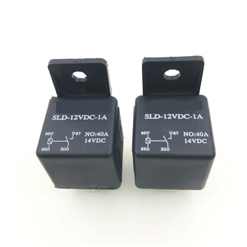 10 stücke DC 40A 4 PIN Langlebige Relais for Auto Lkw Boote SLD-12VDC-1A SLD-24VDC-1A Schließer(12V) von QZROPXOH