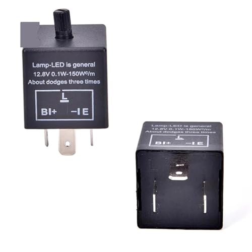 12V/24V 3-Pin 4Pin 5Pin LED Einstellbare Auto Blink Relais for Blinker Licht CF13 80A/100A Automotive Van Boot(80A 24V 4Pin) von QZROPXOH