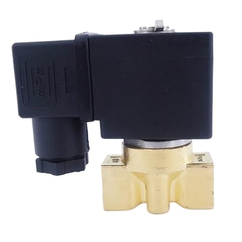 2-Wege-Pneumatik-Wassermagnetventil aus Messing, Nulldruckstart, G1/4 Zoll, 220 V, 110, Öffnung 4 mm/5 mm/6 mm, NC, NBR, PU-Ventil(5mm,AC24V) von QZROPXOH