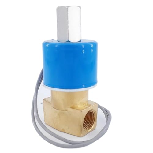 2-Wege-Wassermagnetventil mit Kupferspule FB2E-V-08/10 3-Wege-Messingventil 2 Positionen DC231Y-08/10 Kabelanschlusstyp KSD 1/4 3/8 Zoll(DC231Y-10,AC110V) von QZROPXOH