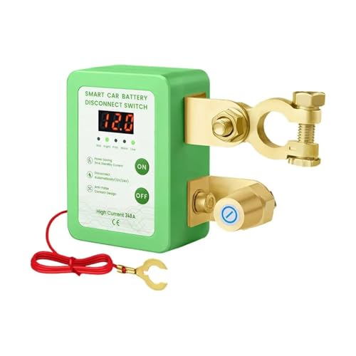 240A Power Off Schalter 12V Fernbedienung Batterie Trennen Schalter Mit Led Spannung Display Automatische Power Shut Off Schalter for Auto(A) von QZROPXOH