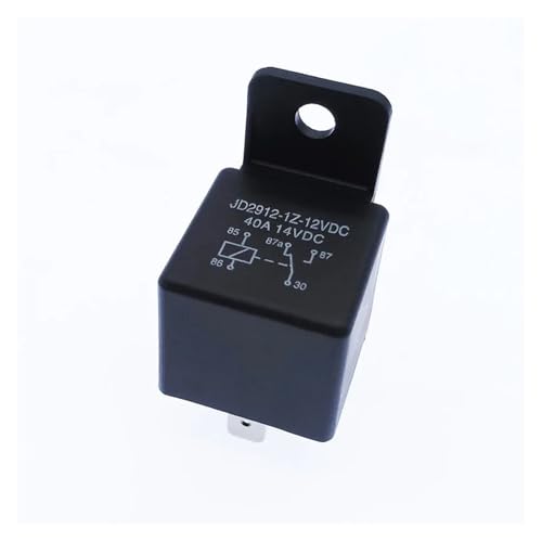 40A Auto Auto JD2912 4 Pin 5 Pin DC 12V 24V 36V 48V mit Montageloch Spulenleistung 1,8W Automobil-Steuergerät mit Leitung(4P 40A 72V Back Line) von QZROPXOH