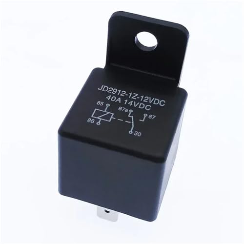 40A Auto-Auto-Relais JD2912 4-polig 5-polig DC 12V 24V 36V 48V mit Montageloch Spulenleistung 1,8W Automobil-Steuergerät Leitung(5P 40A 72V Line) von QZROPXOH