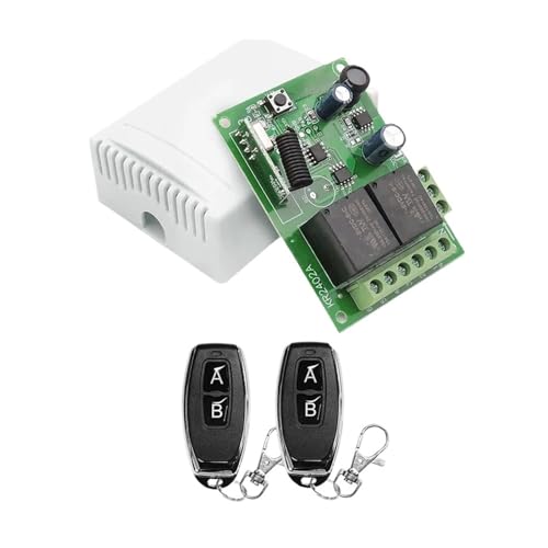 433Mhz Fernbedienung Schalter Drahtlose Relais 2CH Modul RF Sender DC 5V 12V 24V 30V for garage Tür Licht Lampe Einfach Zu Bedienen 433Mhz Fernbedienung Schalter Drahtlose Relais 2CH Modul RF Sender DC 5V 12V 24V 30V for garage Tür Licht Lampe Einfach Zu Bedienen von QZROPXOH