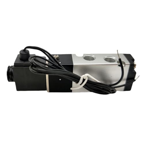 4V110-m5 Pneumatisches Steuermagnetventil 5-Wege-2-Position DC 24 V 12 AC 110 AC220 Luftventile(With wires,AC 220V) von QZROPXOH