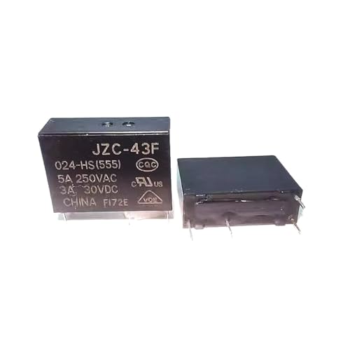 5 teile/los Relais JZC-43F 012-HS -024-HS (555) 4PIN schließer 5A JZC-43F-012-HS JZC-43F-024-HS(JZC-43F 024-HS) von QZROPXOH