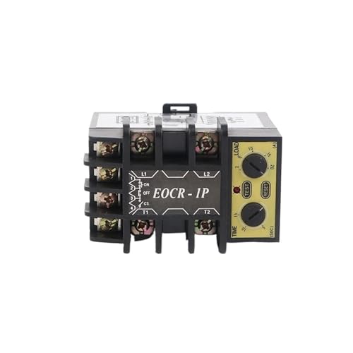 Einphasiges elektronisches Überstromrelais, Zeiteinstellung, Strom einstellbar, thermischer Überlastungsschutz for Motor, EOCR-1P(220V 2-20A) von QZROPXOH