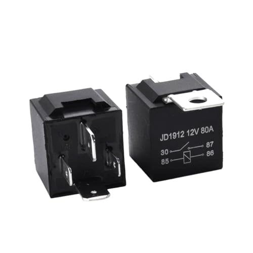 JD1912 Relais 12V 24V 80A 4Pin DC AMP SPDT Auto Starter(24V 80A) von QZROPXOH