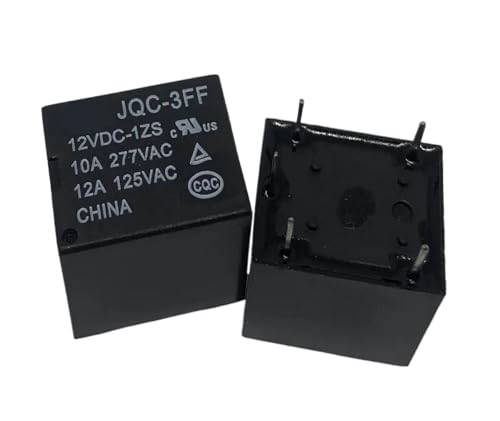JQC-3FF 5V/6V/9V/12V/24V-1ZS/1ZT/1Z/(551)/(555) (T73C) Relais 5-polig(JQC-3FF 12VDC-1ZS) von QZROPXOH