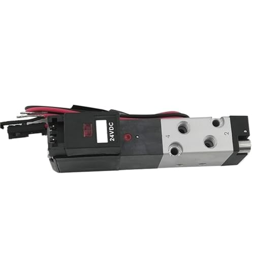 Magnetventil 110-4E1-PSL 2 Positionen 5 Ports pneumatisches Steuerventil Einzelmagnet(AC220V) von QZROPXOH