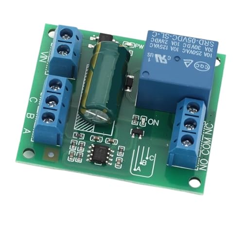 NE555 5V/12V Automatischer Wasserstandregler Flüssigkeitssensorschalter Magnetventil Motorpumpe Automatische Steuerung Relaisplatine(10 Pcs,5V) von QZROPXOH