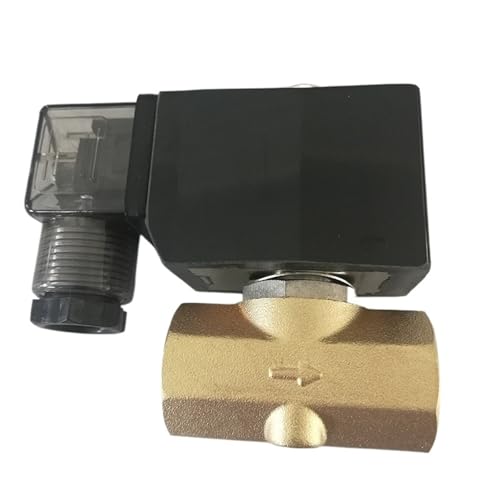 PU-10 Verdrahtungstyp 0~1bar 2/2-Wege direktwirkend NC Messing G1/2" bsp Wasser-, Öl-, Luftmagnetventil FKM Dichtungsöffnung 10mm(DC 24V) von QZROPXOH