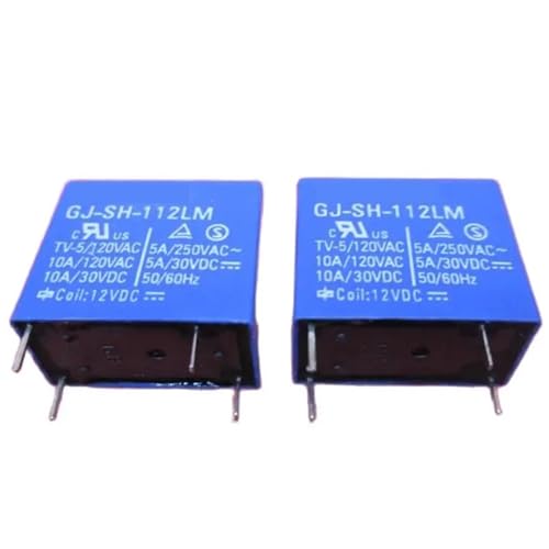 Relais GJ-SH-112LM 12VDC GJ-SH-112LM-12VDC GJSH112LM 12vdc DC12V 12V 5A 250VAC 4pin(20PCS) von QZROPXOH