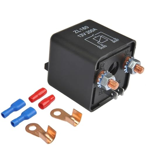 ZL180 12 V 200 A Relais Auto-LKW-Motor Auto-Boot Autostarter Hochleistungs-Split-Ladegerät mit 2-poligem Footprint + 2 Terminal(12V) von QZROPXOH