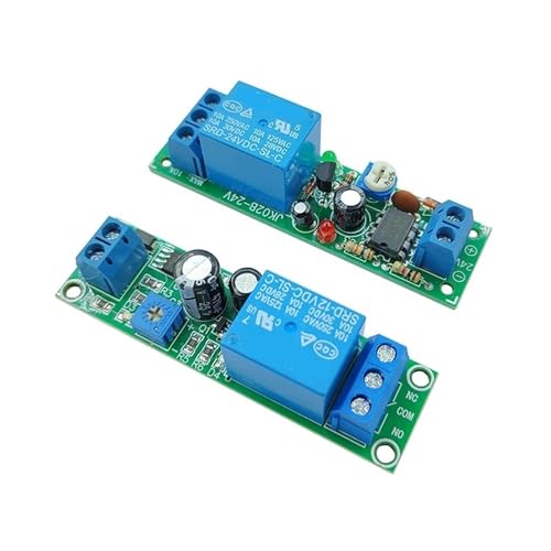 Zeitverzögerungsmodul 5 V 12 V 24 V Triggerverzögerung Monostabiles Modul Einstellbarer Ein-/Ausschalter 5 s 60 s 240 s(DC 5V 0-60S) von QZROPXOH