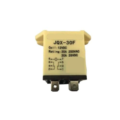 Zwischenrelais JQX-30F 2Z 30A Leistungsrelais 8-polig DC12V DC24V AC110V AC220V(AC110V) von QZROPXOH