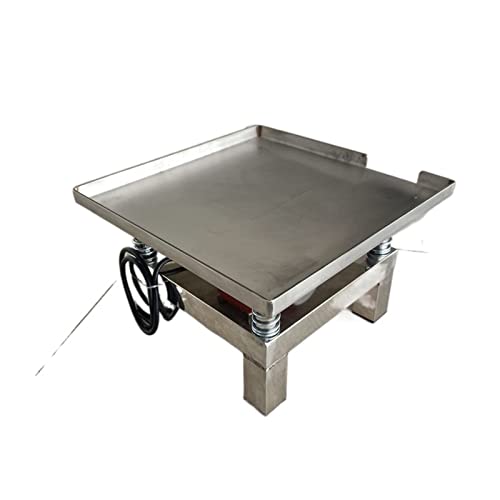QZXCVH 35 cm * 35 cm Kleiner Betonvibrationstisch Vibrationsprüfstand Testblock Vibrationsplattform Test Edelstahl 3000 U/min für Profis und Heimwerker von QZXCVH