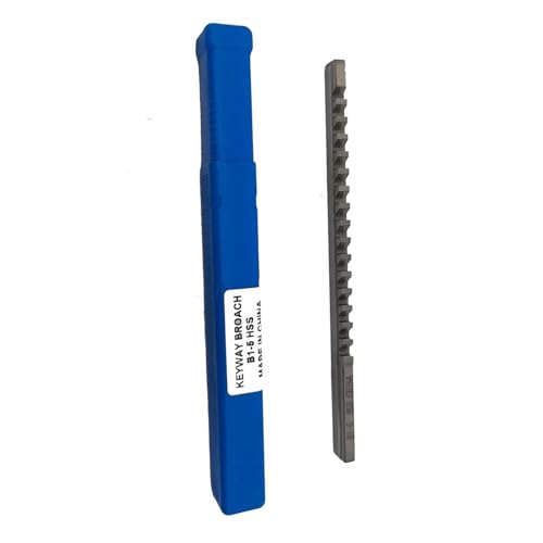 QZXCVH Keilnut-Räumnadel C-Push-Typ-Räumwerkzeug, 5/16 C-Zoll-Größe mit Unterlegscheibe, Räumwerkzeug for die CNC-Metallbearbeitung für Profis und Heimwerker QZXCVH Keilnut-Räumnadel C-Push-Typ-Räumwerkzeug, 5/16 C-Zoll-Größe mit Unterlegscheibe, Räumwerkzeug for die CNC-Metallbearbeitung für Profis und Heimwerker von QZXCVH