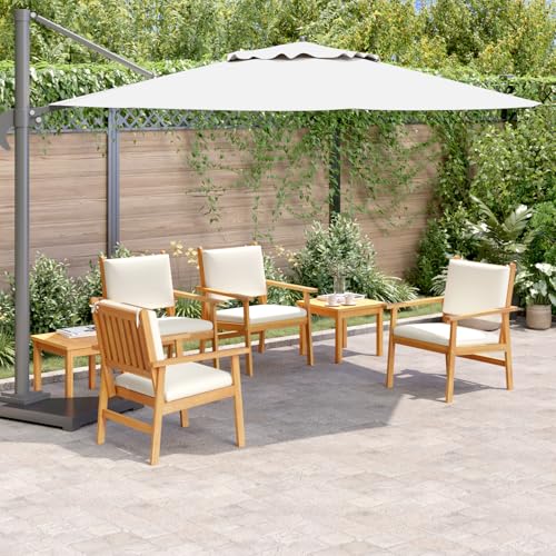 QZZCED 6-TLG. Garten-Essgruppe mit Kissen Massivholz Akazie Garten Lounge Set Balkon Sofa Set für Gärten QZZCED 6-TLG. Garten-Essgruppe mit Kissen Massivholz Akazie Garten Lounge Set Balkon Sofa Set für Gärten von QZZCED